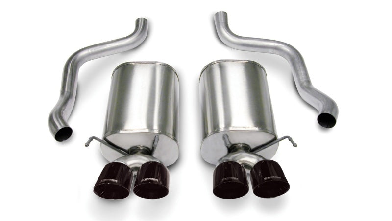 Load image into Gallery viewer, Corsa 2005-2007 Chevrolet Corvette C6 6.0L V8 Black Sport Axle-Back Exhaust

