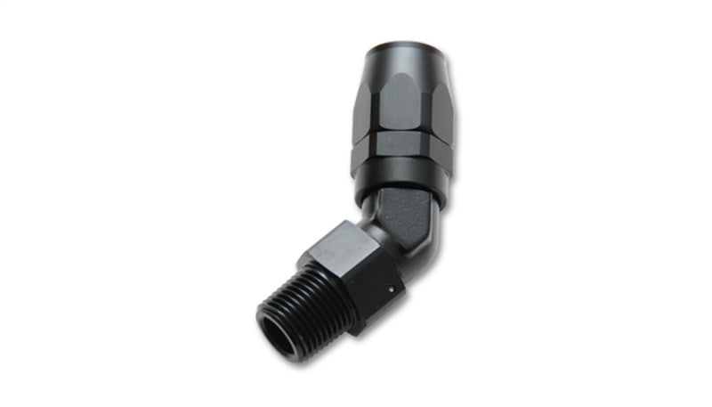 Load image into Gallery viewer, Vibrant -8AN Male NPT 45Degree Hose End Fitting - 3/8 NPT
