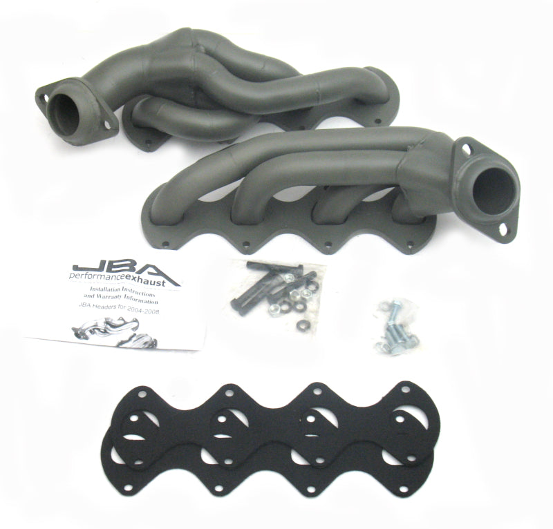 Load image into Gallery viewer, JBA 04-10 Ford F-150 5.4L 3V 1-5/8in Primary Ti Ctd Cat4Ward Header
