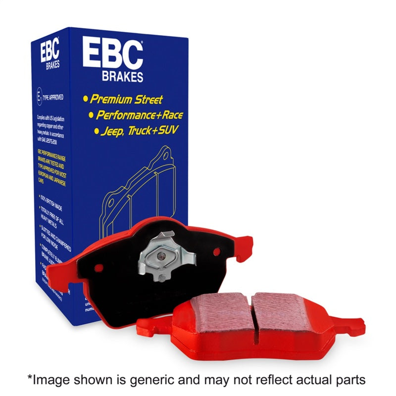 Load image into Gallery viewer, EBC 05+ Ford Saleen Mustang Brembo front calipers Redstuff Front Brake Pads
