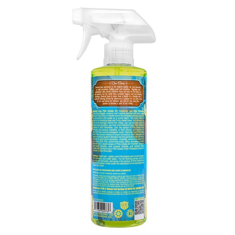 Load image into Gallery viewer, Chemical Guys Pina Colada Air Freshener &amp; Odor Eliminator - 16oz
