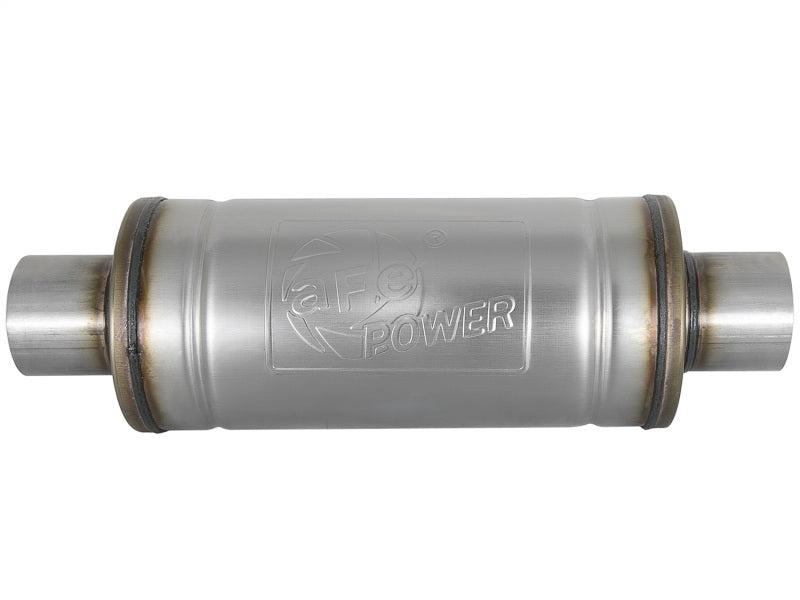 Load image into Gallery viewer, aFe MACH Force-Xp 409 SS Muffler 3in Center/Center 14in L x 6in Dia - Round Body
