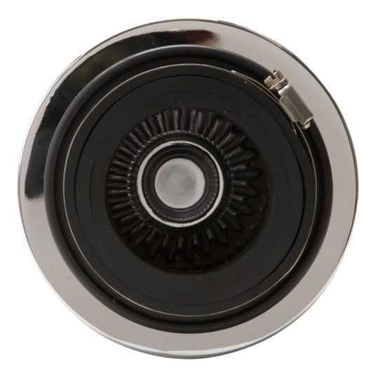 Edelbrock Air Filter Pro-Flo Series Conical 3 7In Tall Black/Chrome