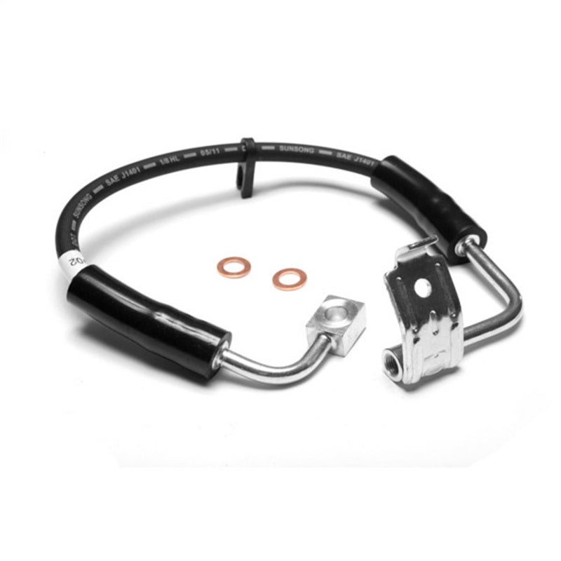 Load image into Gallery viewer, Omix Front Brake Hose Left 07-18 Jeep Wrangler JK
