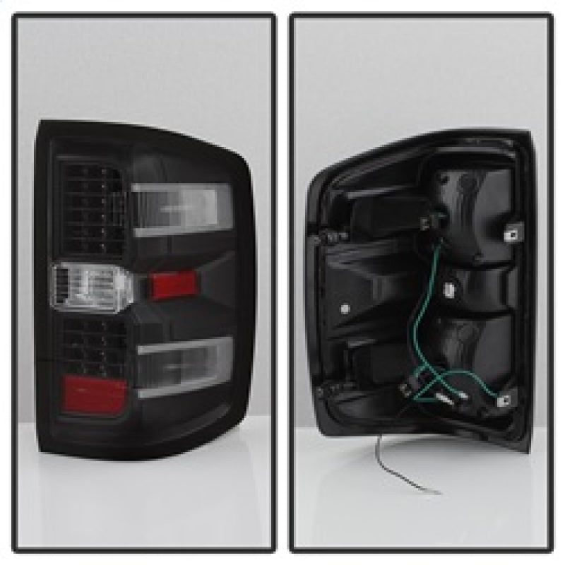 Load image into Gallery viewer, xTune Chevy 1500 14-16 / Silverado 2500HD/3500HD LED Tail Lights - Black ALT-JH-CS14-LED-BK
