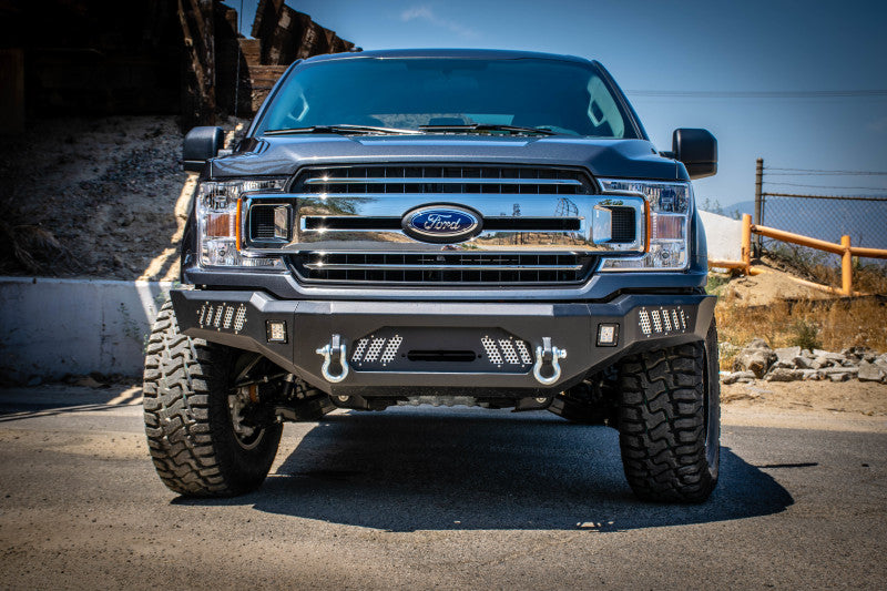 Load image into Gallery viewer, DV8 Offroad 2018+ Ford F-150 Front Bumper w/ Light Holes
