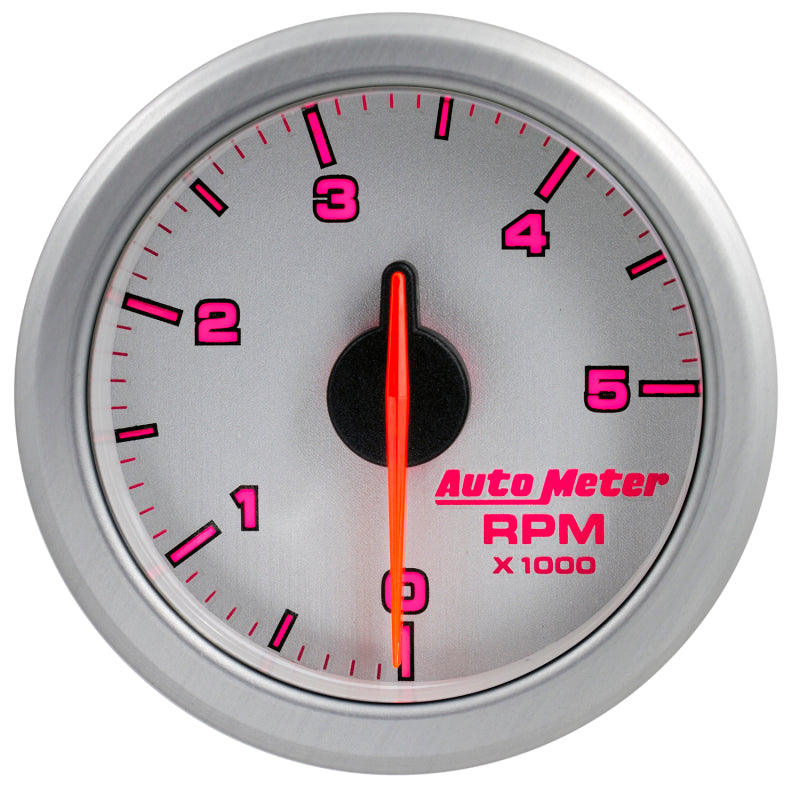 Load image into Gallery viewer, Autometer Airdrive 2-1/6in Tachometer Gauge 0-5K RPM - Silver
