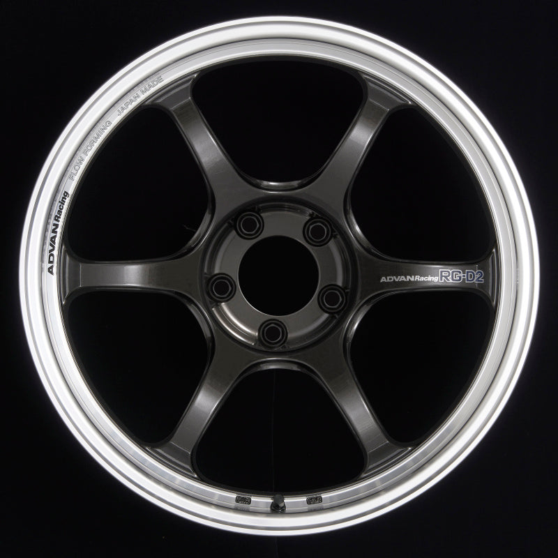 Load image into Gallery viewer, Advan RG-D2 15x8.0 +28 4x100 Machining and Black Gunmetallic Wheel
