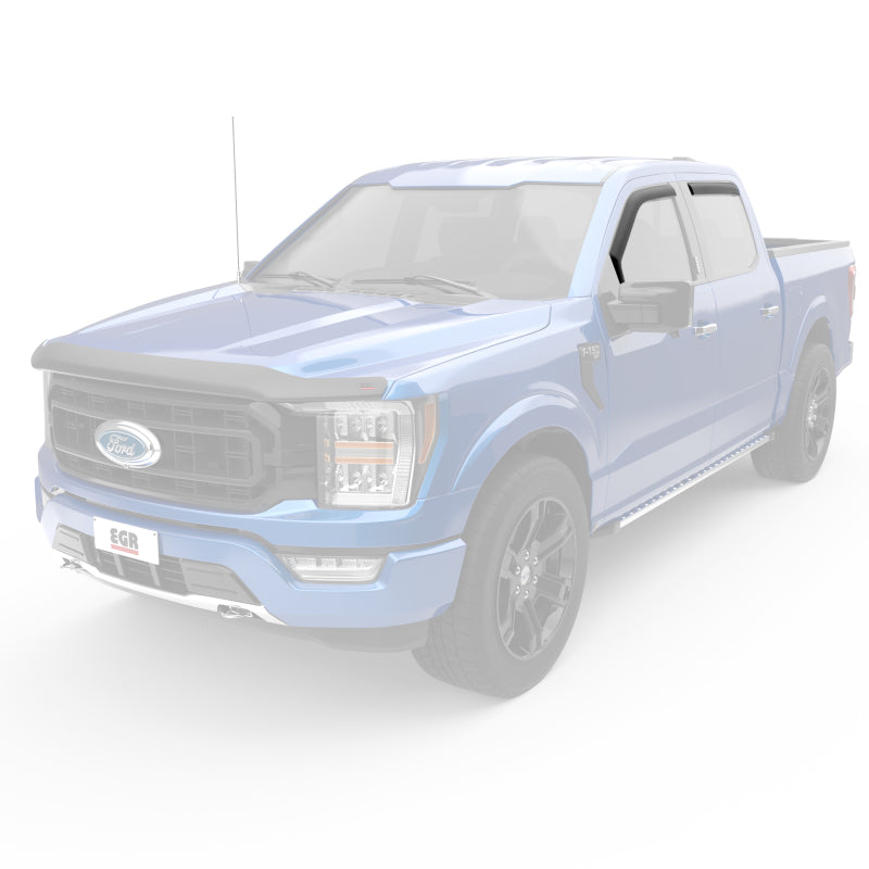 Load image into Gallery viewer, EGR 15+ Ford F150 Crew Cab In-Channel Window Visors - Set of 4 - Matte (573495)
