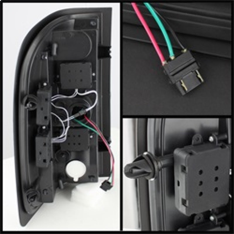 Load image into Gallery viewer, xTune Chevy Silverado 07-13 LED Tail Lights Black ALT-JH-CS07-LED-BK
