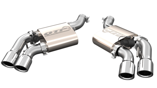 2016-2024 Chevrolet Camaro SS  QTP Screamer Axle Back Quad Tip Bumper