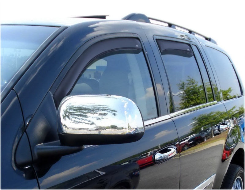 Load image into Gallery viewer, AVS 07-10 Chrysler Aspen Ventvisor In-Channel Front &amp; Rear Window Deflectors 4pc - Smoke
