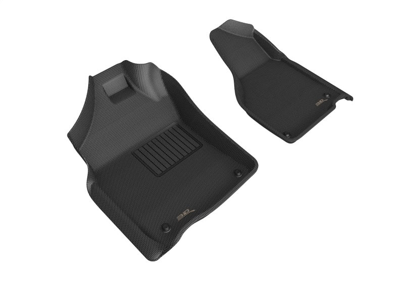 Load image into Gallery viewer, 3D MAXpider 2012-2020 Dodge Ram 1500 Reg/Quad 2500/3500 Reg Kagu 1st Row Floormat - Black
