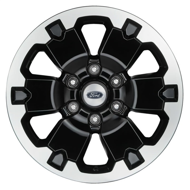 Load image into Gallery viewer, Ford Racing 19-21 Ranger 18x8in 4 Wheel Kit w/TPMS - Gloss Black w/ Machined Face
