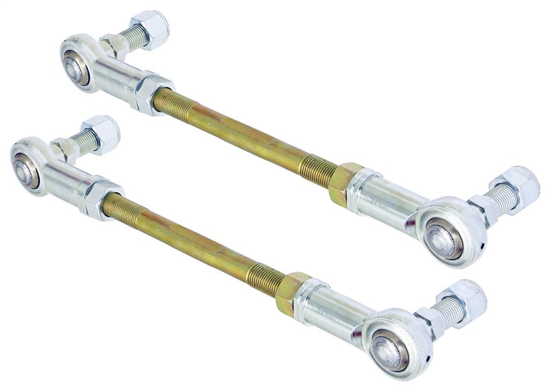 Load image into Gallery viewer, RockJock Adjustable Sway Bar End Link Kit 6 1/2in Long Rods w/ Heims and Jam Nuts pair
