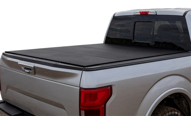 Load image into Gallery viewer, Access LOMAX Folding Hard Cover 04-21+ Ford F-150 6ft 6in (no 04 Heritage/Flareside) Black Urethane
