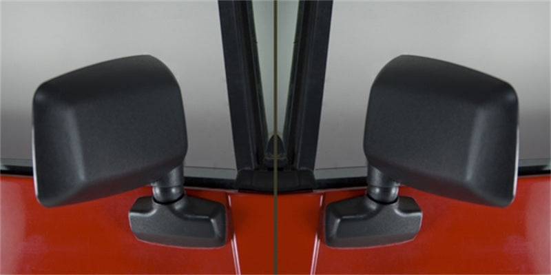 Load image into Gallery viewer, Omix Door Mirror Kit Black- 87-95 Jeep Wrangler YJ
