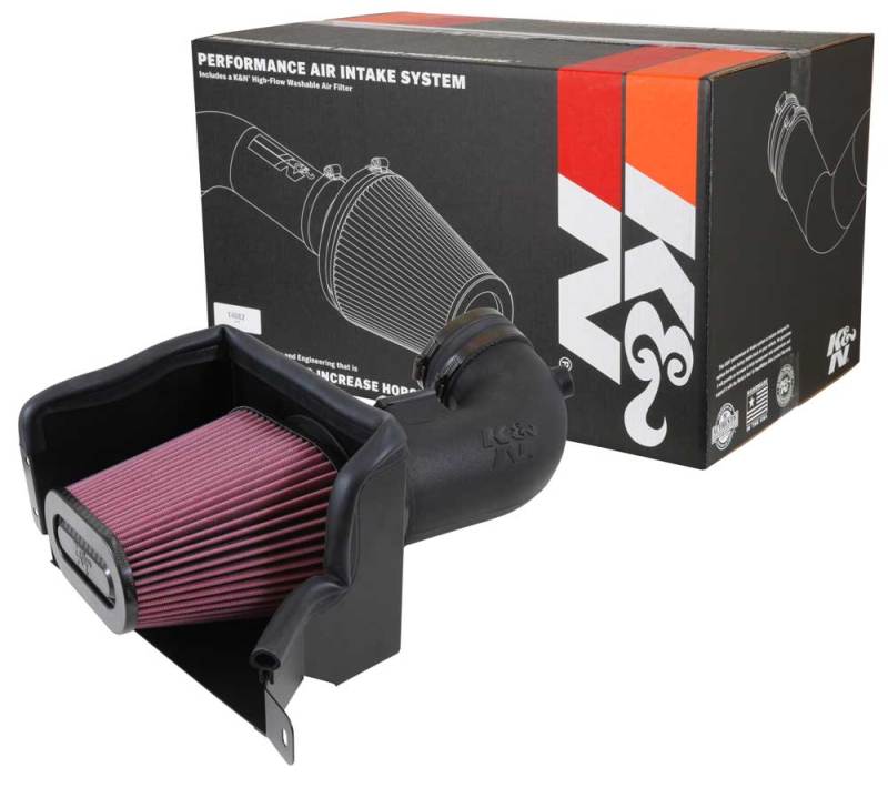 Load image into Gallery viewer, K&amp;N 14-15 Chevrolet Corvette 6.2L V8 F/I Performance Intake Kit
