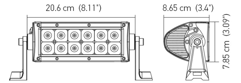Load image into Gallery viewer, Hella Value Fit 8in Light - 36W Dual Row White Housing Flood Beam - LED
