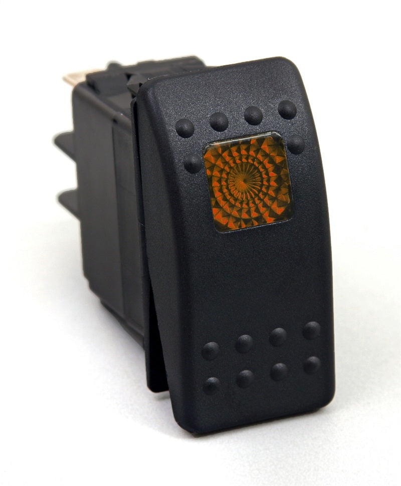 Load image into Gallery viewer, Daystar Rocker Switch Amber Light 20 AMP Single Pole

