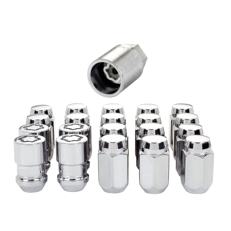 Load image into Gallery viewer, McGard 5 Lug Hex Install Kit (Clamshell) w/Locks (Cone Seat Nut) 1/2-20 / 13/16 Hex - Chrome
