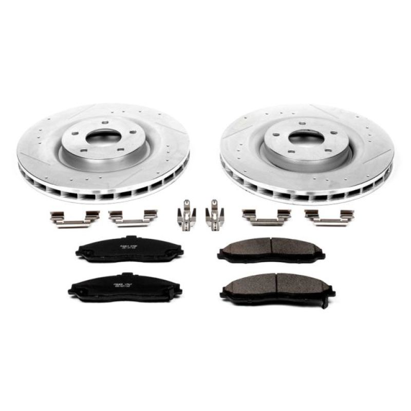 Load image into Gallery viewer, Power Stop 06-09 Cadillac XLR Front Z23 Evolution Sport Brake Kit

