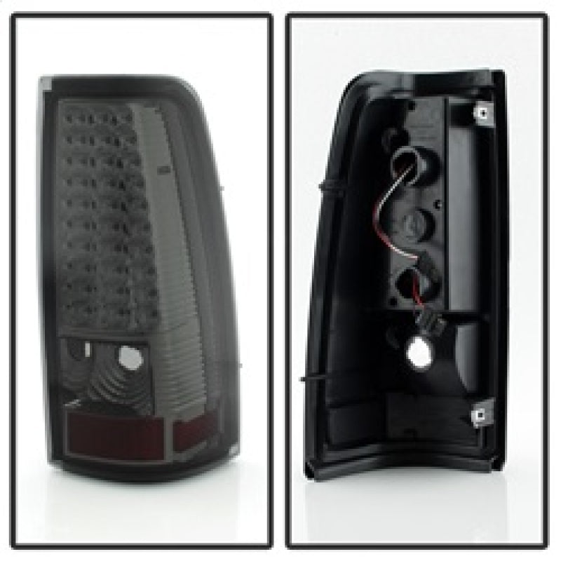 Load image into Gallery viewer, xTune Chevy Silverado 1500/2500/3500 99-02 99-03 LED Tail Lights Smoke ALT-ON-CS99-LED-SM
