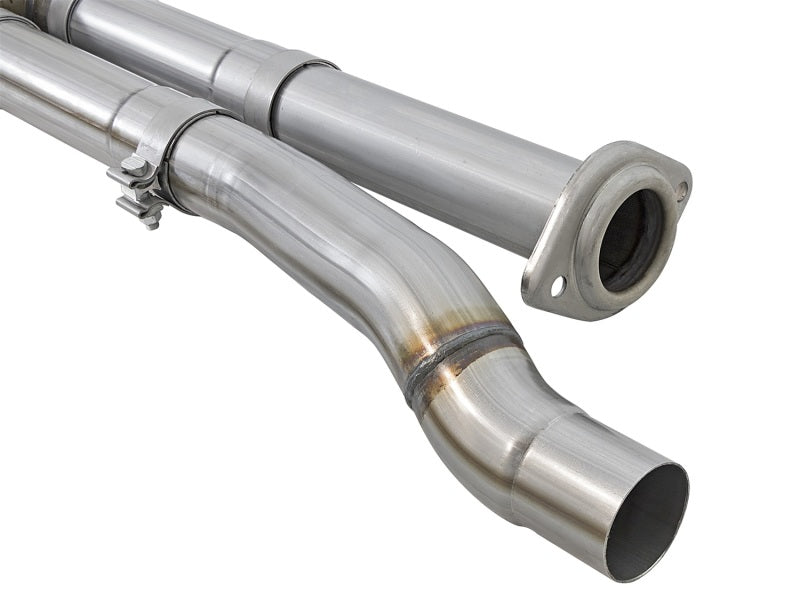 Load image into Gallery viewer, aFe MACHForce XP Exhaust Cat-Back SS-409 2017 Ford F-150 Raptor V6-3.5L (tt) w/ Polished Tips
