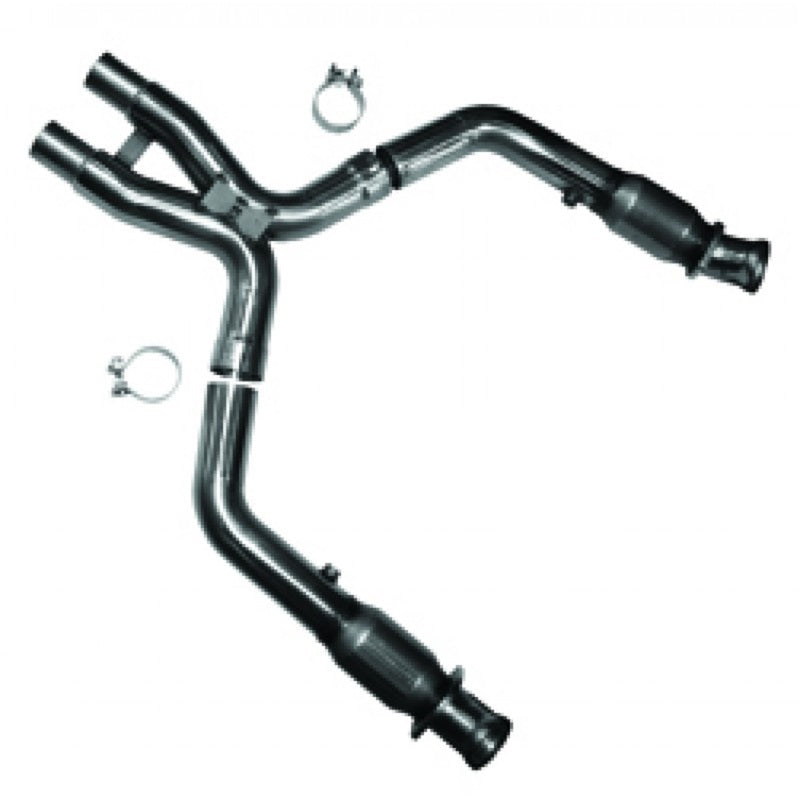 Load image into Gallery viewer, Kooks 11-14 Ford Mustang GT 5.0L 4V 3in x 2 3/4in OEM Cat X Pipe Kooks HDR Req
