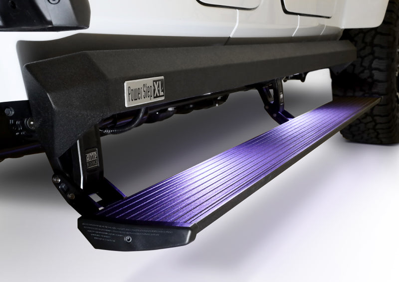 Load image into Gallery viewer, AMP Research 20-24 Jeep JT Gladiator (Launch/Overlnd/Rubicon/Sport/Sport S) PowerStep XL - Black
