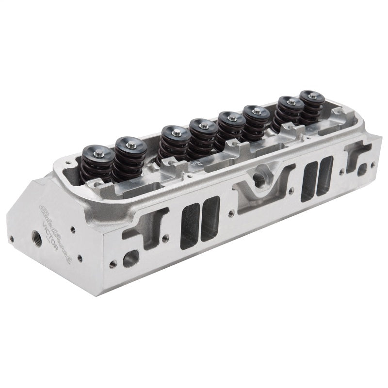 Load image into Gallery viewer, Edelbrock Cylinder Head SB Chrysler Victor In-Line 16 Complete w/ Solid Roller Springs

