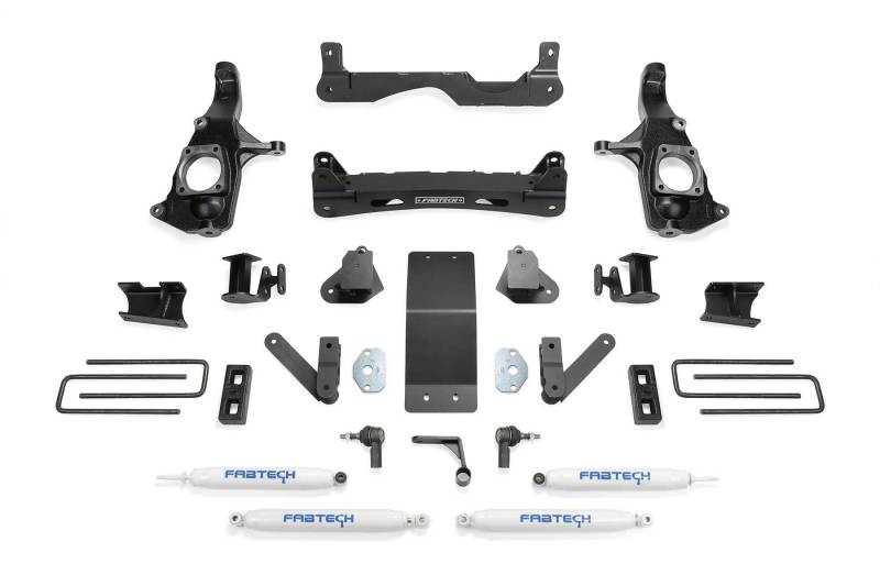 Load image into Gallery viewer, Fabtech 11-19 GM 3500HD 2WD/4WD 4in Basic Sys w/Perf Shks
