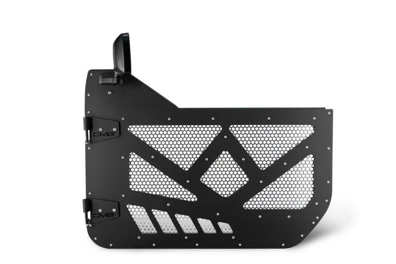 Load image into Gallery viewer, DV8 18-22 Jeep 4 Door JL/JT Aluminum Half Doors with Perforated Mesh Front
