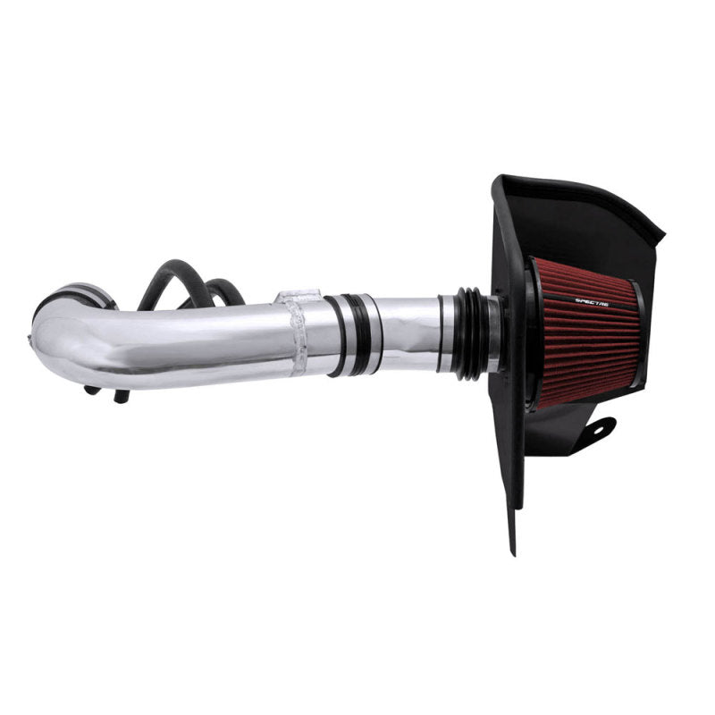 Load image into Gallery viewer, Spectre 04-14 Nissan Titan V8-5.6L F/I Air Intake Kit - Polished w/Red Filter
