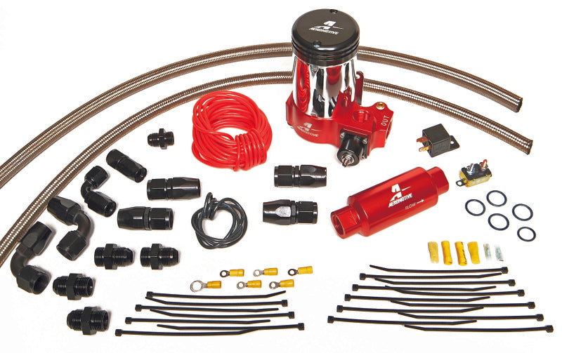 Load image into Gallery viewer, Aeromotive A2000 Drag Race Pump Only Kit (Incl. Lines/Fittings/Hose Ends/11202 Pump)
