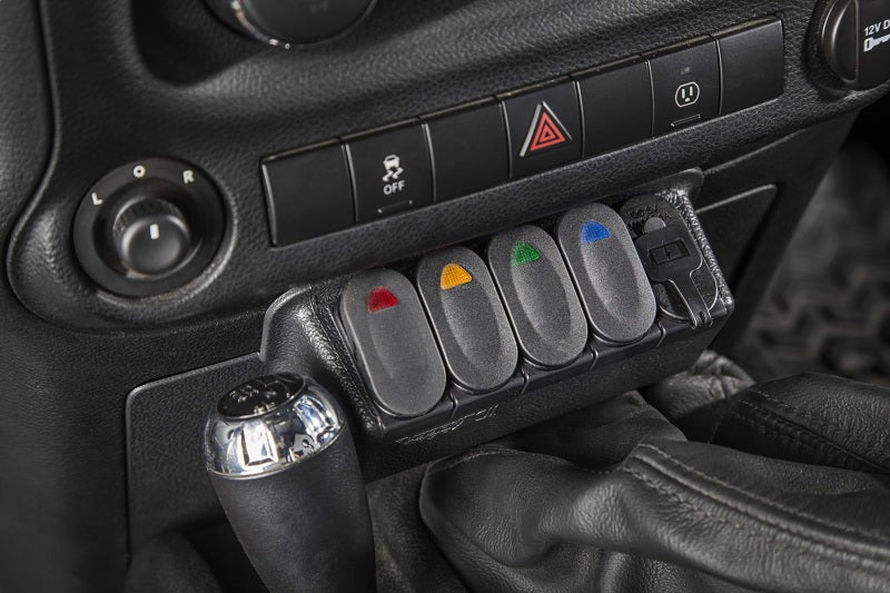 Load image into Gallery viewer, Rugged Ridge Lower Switch Panel Kit 11-18 Jeep Wrangler JK/JKU
