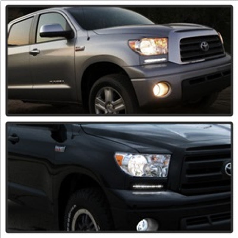 Load image into Gallery viewer, Spyder Toyota Tundra 07-13 Daytime LED Running Lights wo/switch Silver FL-DRL-TTU07-SIL
