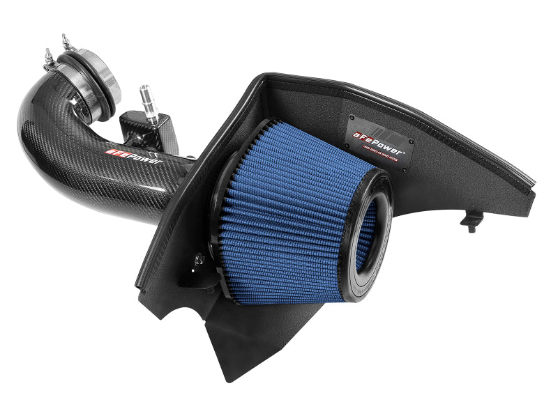 Load image into Gallery viewer, aFe 19-20 GM Trucks 5.3L/6.2L Track Series Carbon Fiber Cold Air Intake System With Pro 5R Filters
