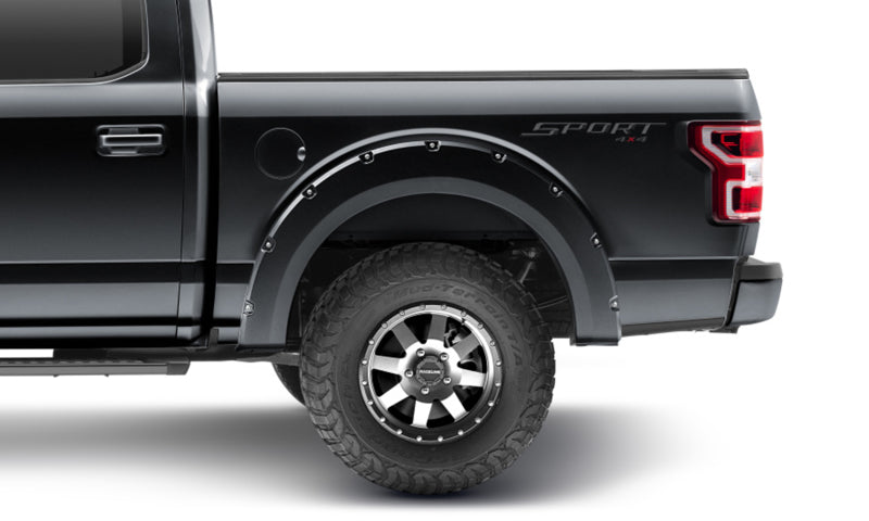 Load image into Gallery viewer, Bushwacker 18-19 Ford F-150 Pocket Style Flares 4 pc - Shadow Black
