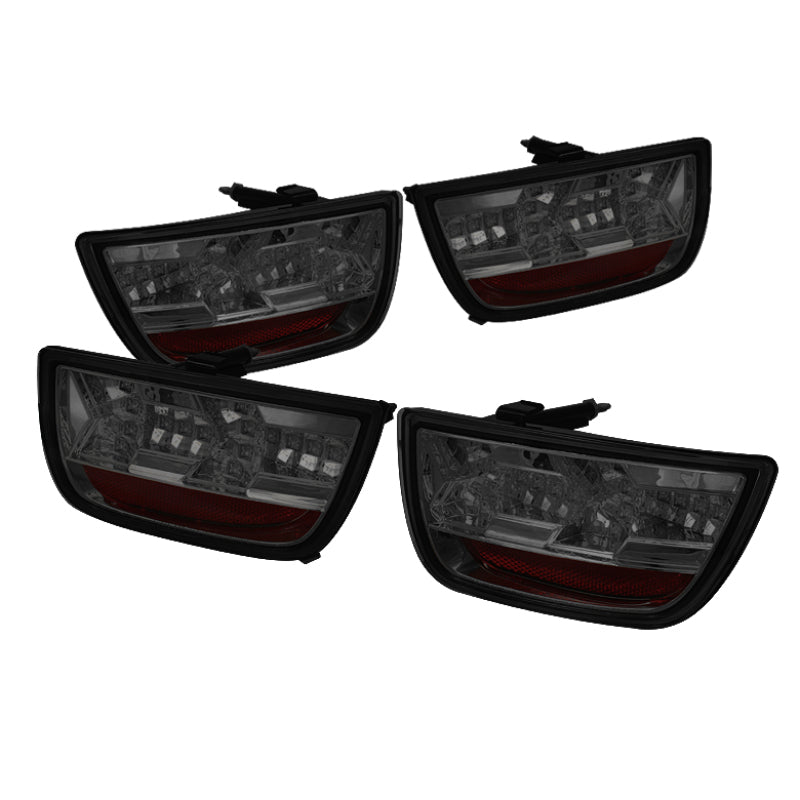 Load image into Gallery viewer, Spyder Chevy Camaro 10-13 LED Tail Lights Smoke ALT-YD-CCAM2010-LED-SM
