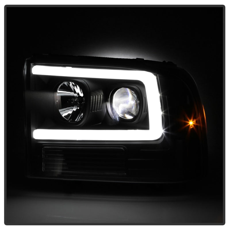 Load image into Gallery viewer, Spyder Ford F-250 99-04/Excursion 00-04 1 Piece LED Headlights - Black PRO-YD-FF25099V2PL-BK
