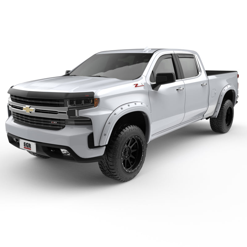 Load image into Gallery viewer, EGR 19-22 Chevrolet Silverado 1500 Summit White Traditional Bolt-On Look Fender Flares Set Of 4
