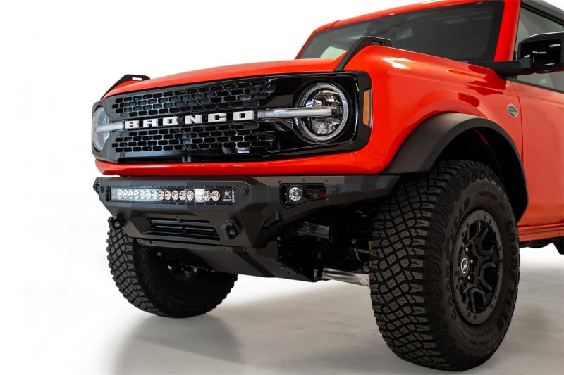 Load image into Gallery viewer, Addictive Desert Designs 2021+ Ford Bronco Stealth Fighter Front Bumper w/ Winch Mount
