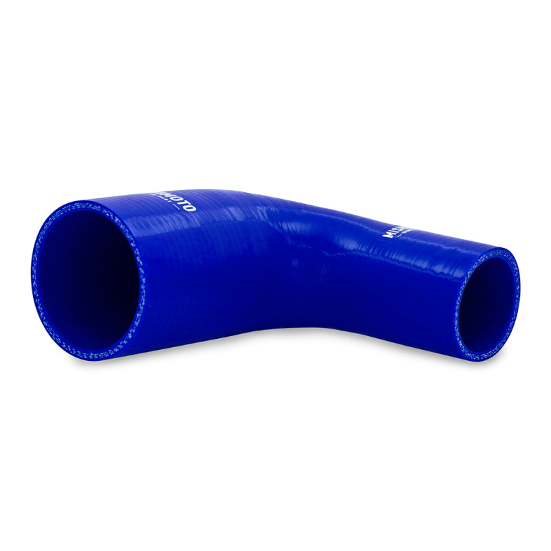Load image into Gallery viewer, Mishimoto Silicone Reducer Coupler 90 Degree 2in to 3in - Blue

