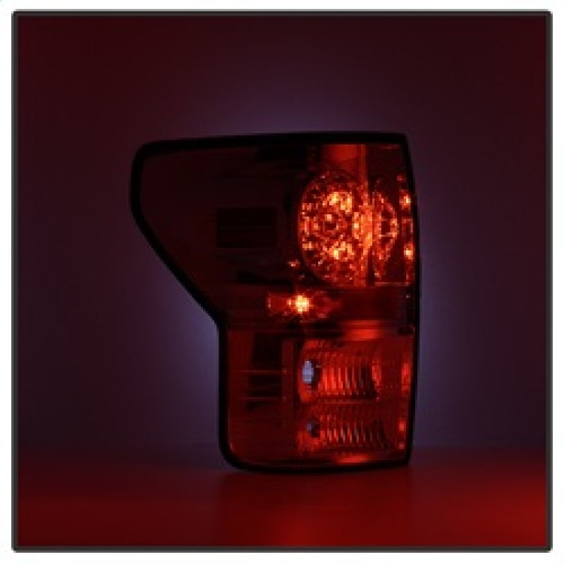 Load image into Gallery viewer, Spyder Toyota Tundra 07-13 LED Tail lights Red Clear ALT-YD-TTU07-LED-RC
