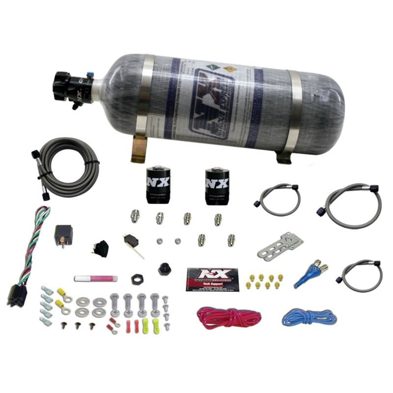 Load image into Gallery viewer, Nitrous Express E85 Universal Single Nozzle Nitrous Kit for EFI w/Composite Bottle
