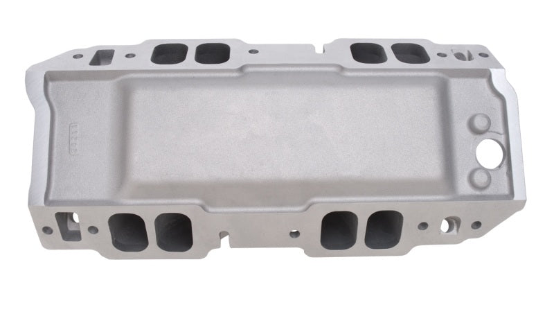 Load image into Gallery viewer, Edelbrock Manifold BBC Short Deck Super Victor 565 Conventional Rect Port Heads
