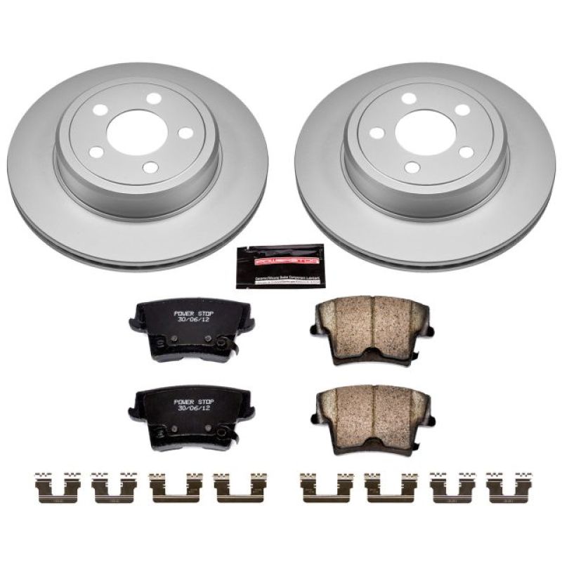 Load image into Gallery viewer, Power Stop 05-19 Chrysler 300 Rear Z17 Evolution Geomet Coated Brake Kit
