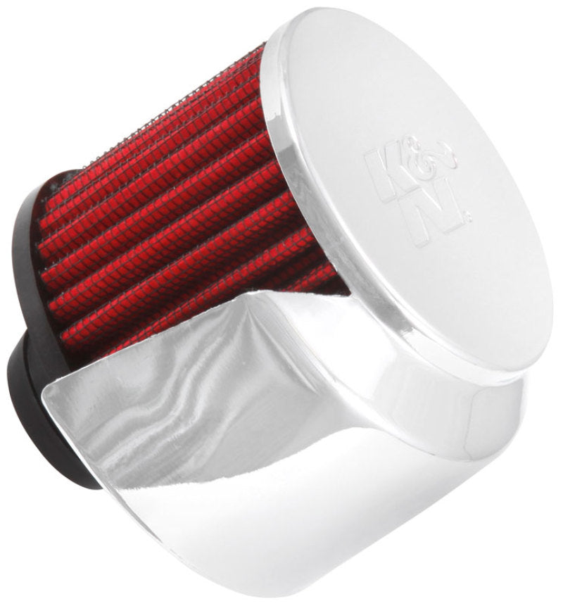 Load image into Gallery viewer, K&amp;N 1in Flange L x 3in OD x 2.5in Height Clamp On Crankcase Vent Filter
