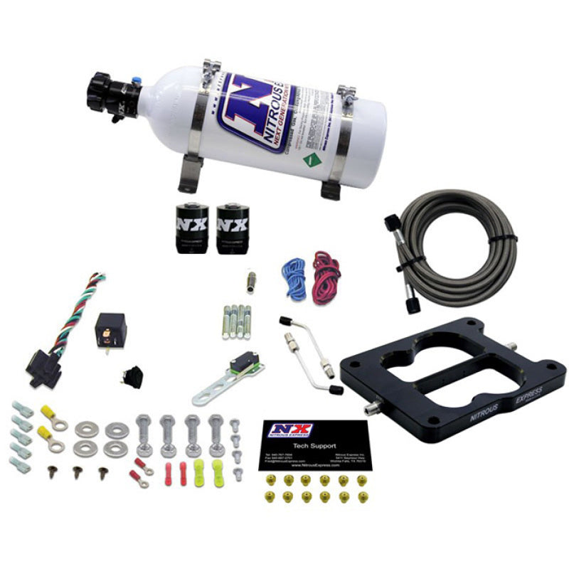 Load image into Gallery viewer, Nitrous Express Q-Jet/Holley Spread Bore Nitrous Kit (50-300HP) w/5lb Bottle
